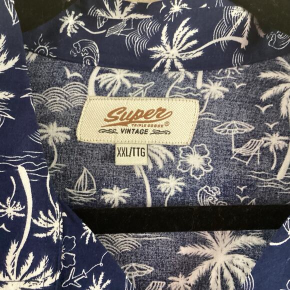 Super Triple Goose XXL Button-Up Shirt Bundle, Tropical Dad Energy, Resortwear - Picture 11 of 15